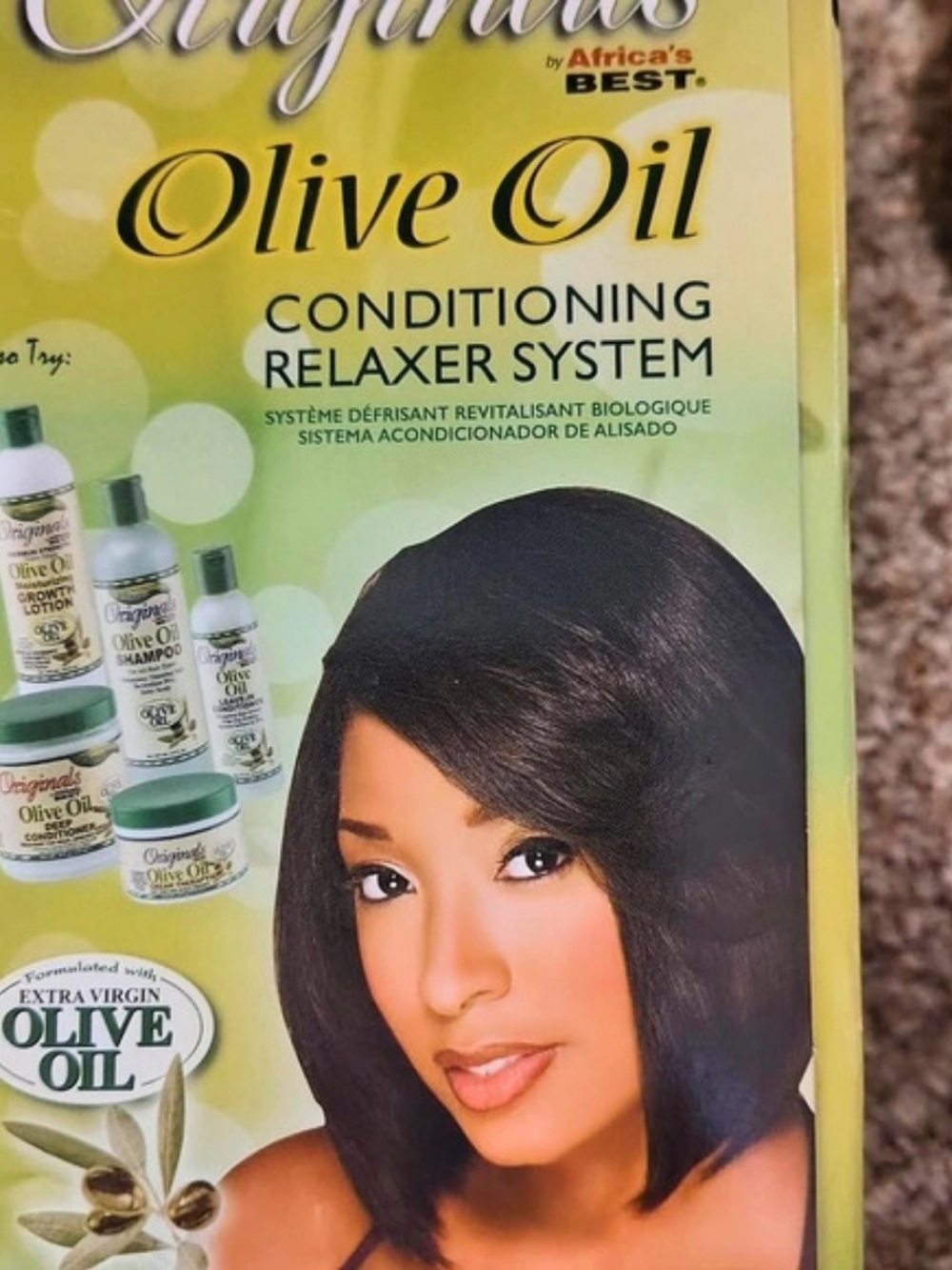 Africa's Best Olive Oil Conditioning Relaxer System Relaxer System NWT